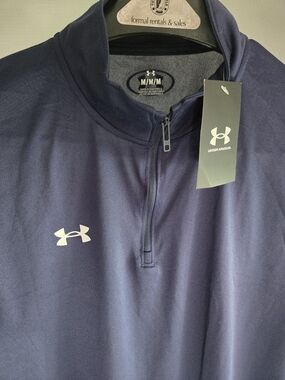 Under Armour Men's Navy 1/4 Zip Performance Jacket